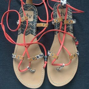 DV by Dolce Vita ‘Jazlyn’ Coral, Leopard sandals